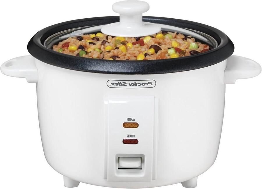 Rijstkoker Rijstpan Elektrisch Perfect Rijst Koken Automatisch Warm Houden 8 Cups Wit