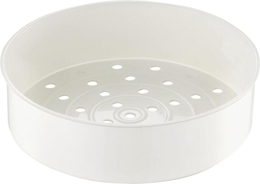 Rijstkoker Stoomrek Stoommand Plastic Gezond Koken Verhoogd Ontwerp 3L 4L 5L 6L Wit