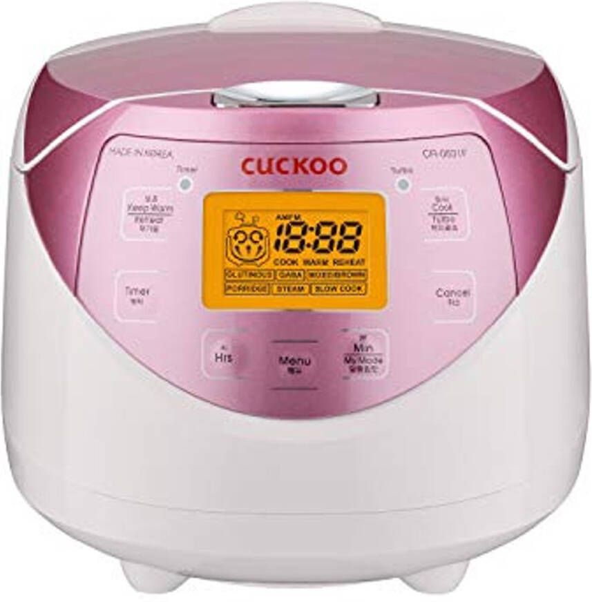 Rijstkoker voor 6 personen met LCD-display en kookfuncties