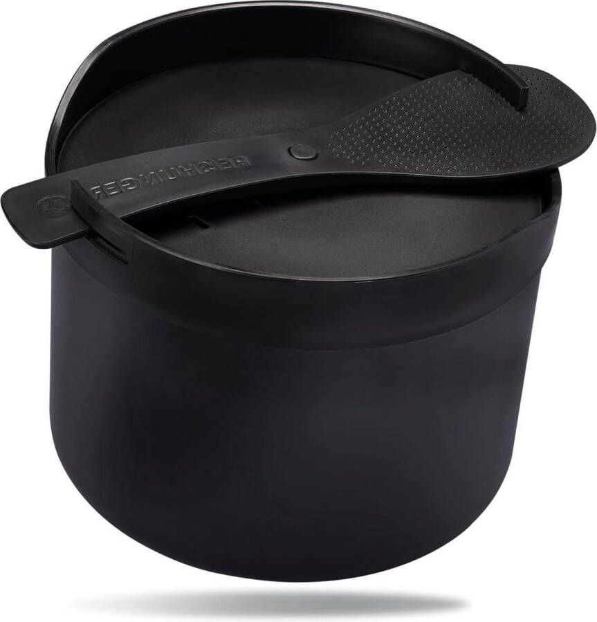 Rijstkoker zwart 17 liter perfect gekookte rijst in 12 minuten