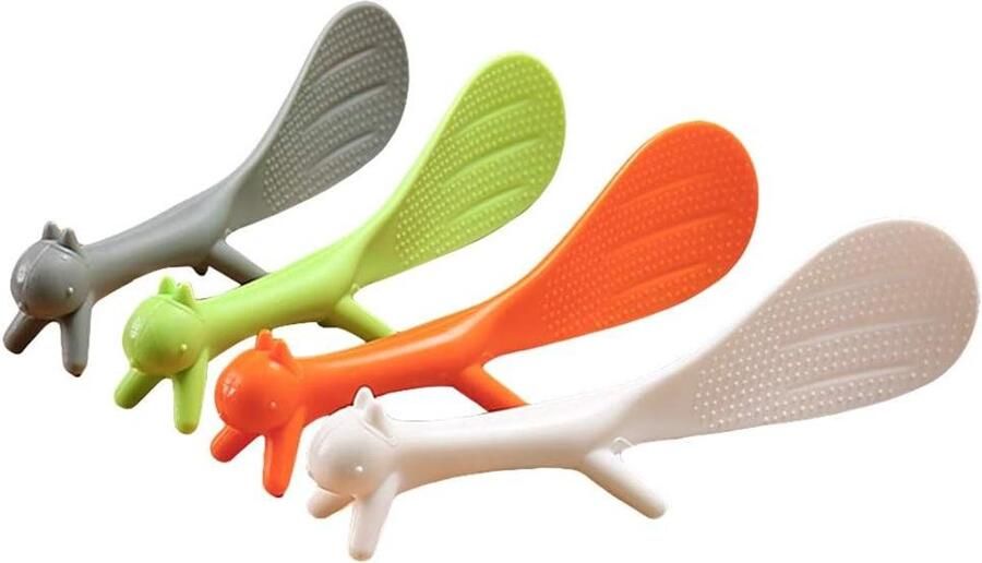 Rijstlepel Eekhoorn Opscheplepel Keuken Rijst Serveren Staand Ontwerp 20.5 cm Willekeurig