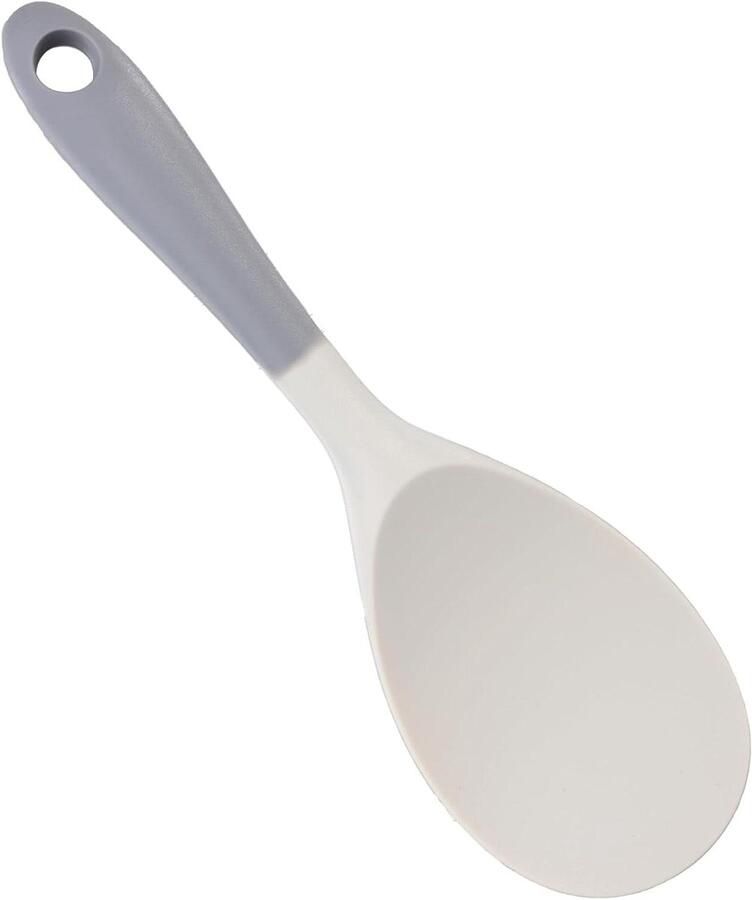 Rijstlepel Keukengereedschap Koken en serveren Hittebestendig en anti-aanbak 22x7 cm Grijs
