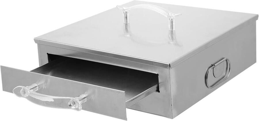 Rijstnoedel Stoompan Stoomboot Lade Ontbijt Maken Aparte Stoomlade 28 x 26 x 10 cm Zilver