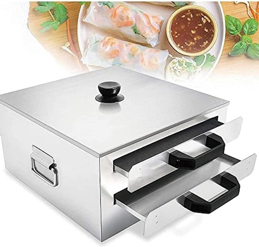 Rijstnoedels Broodjes Stoommachine Gestoomde Vermicelli Rol Huishoudelijk Koken Dubbellaagse Stoomlade 315 x 32 x 165 cm