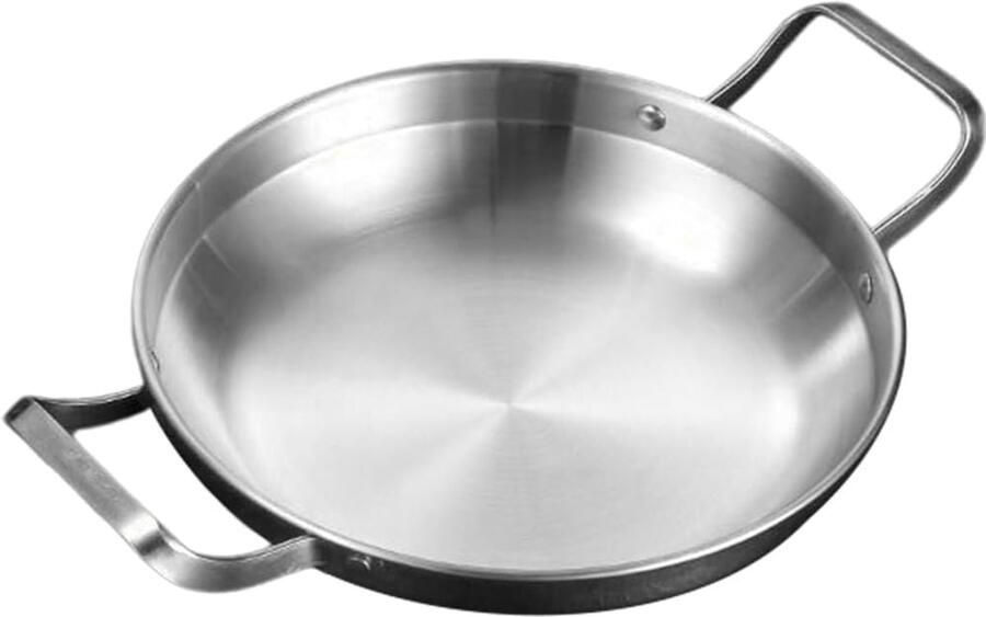 Rijstpan Soeppan noedelpot Koken in keuken Duurzaam roestvrij staal 245 cm diameter Zilverkleurig