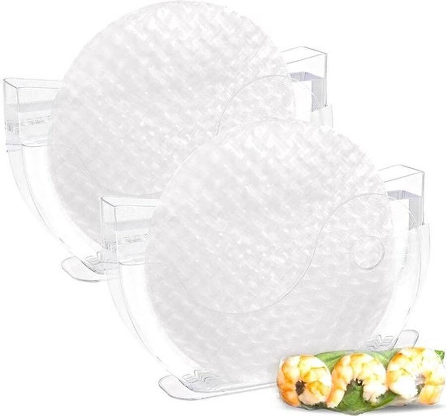 Rijstpapier Dipper en Waterkom voor Loempia's 2 Pack
