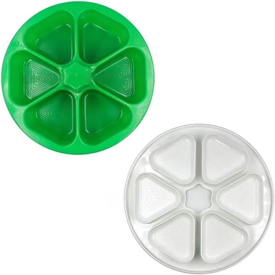 Rijstvorm Maker Sushi Ballen Lunch Bereiden Maakt Zes Stuks 19 x 19 cm Groen