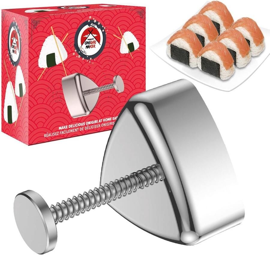Rijstvorm voor Perfecte Onigiri en Sushi Anti-aanbak Roestvrij Staal