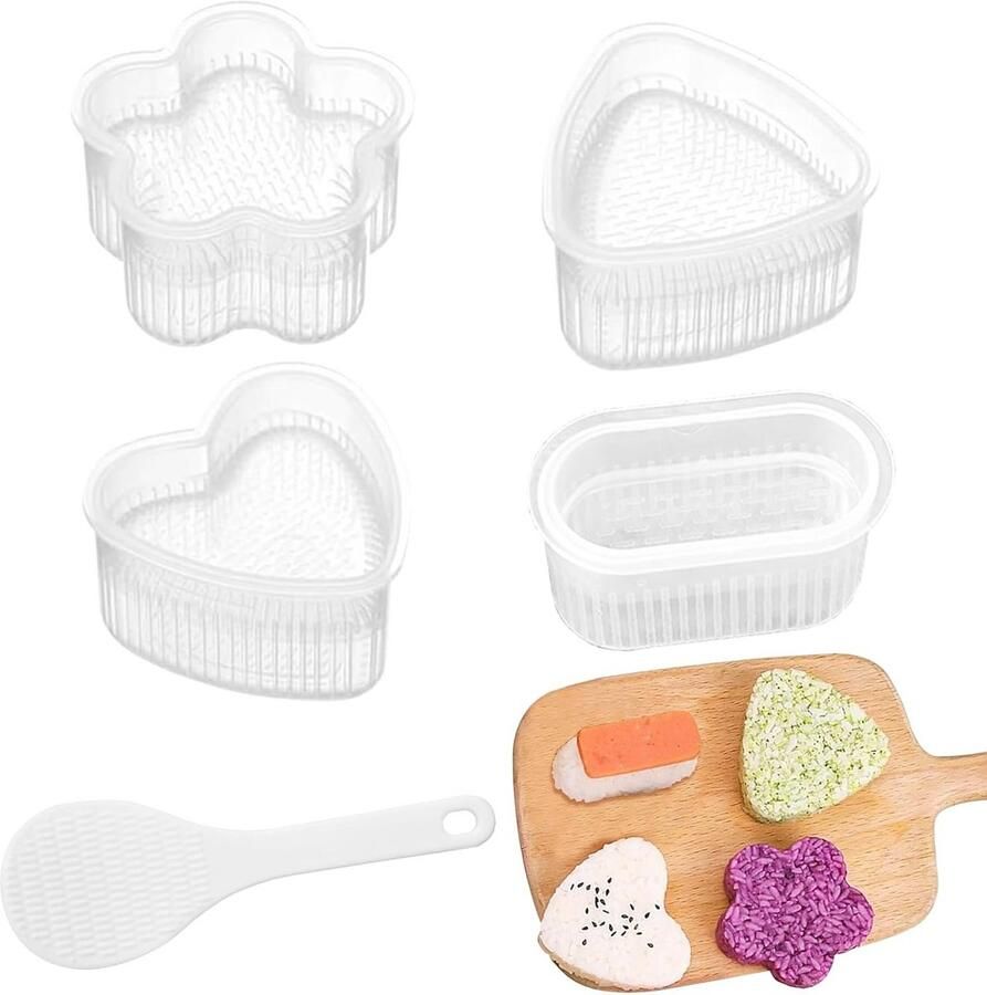 Rijstvorm voor Perfecte Onigiri Sushi Makkelijk Zelf Sushi Rollen Maken