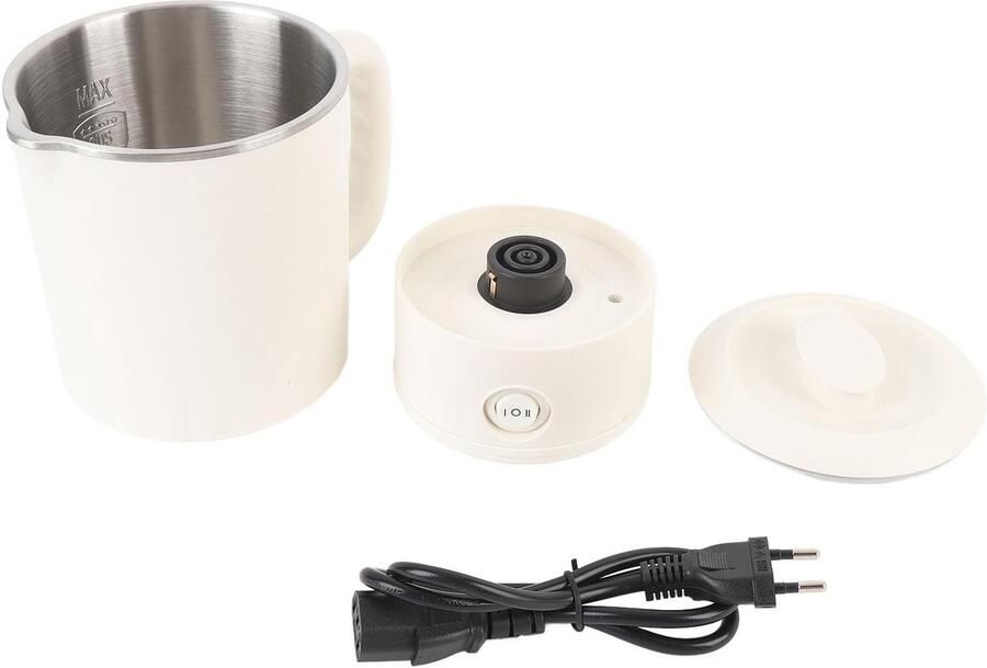 Allecto Vouwbare Waterkoker 600 ml RVS Dubbele Temperatuurinstellingen Ideaal voor Thuis en Reis