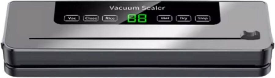 RM Store Automatische Vacuümmachine Vacumeermachine Vacuüm Sealer Droog En Nat Voedsel Super Zuinig 220 V Grijs 35.6 x 11 x 5.5 cm