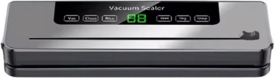 RM Store Automatische vacuümmachine Vacumeermachine Vacuümsealer Voor droog en nat voedsel Superzuinig 220 V Grijs 35 6 x 11 x 5 cm