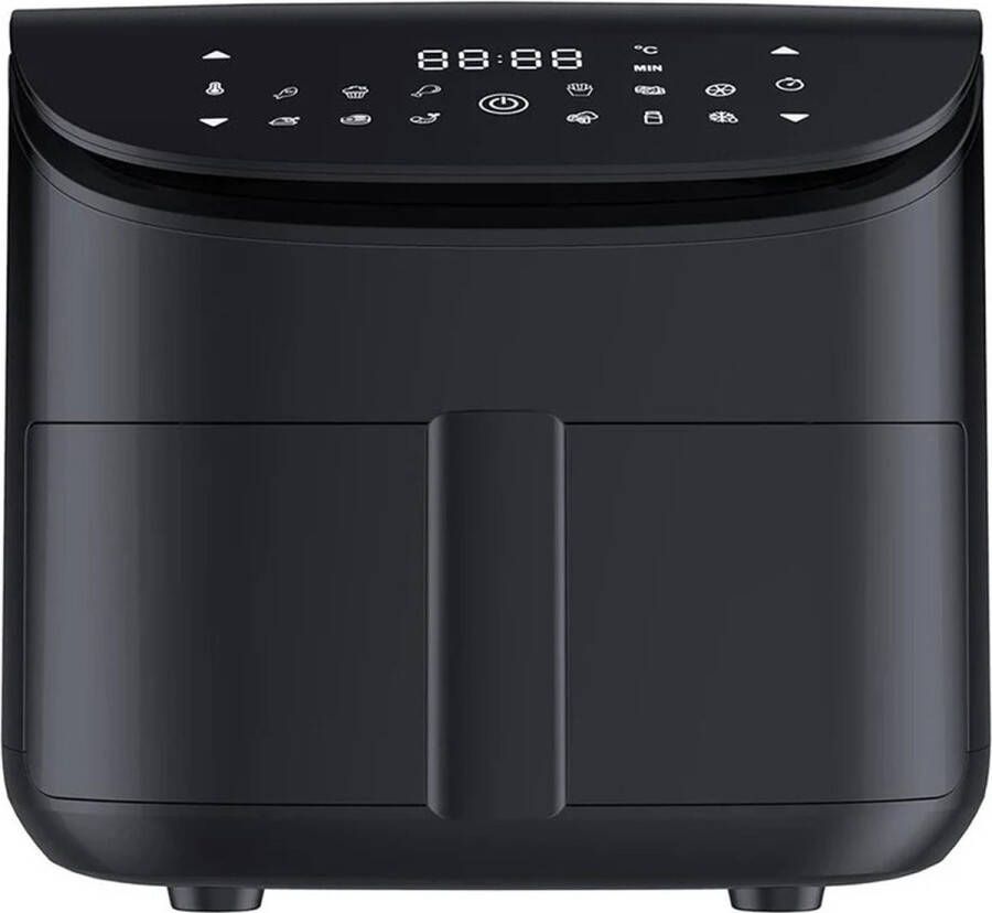 RM Store Digitale Airfryer Heteluchtfriteuse Digital Touchscreen Turboair 10 Programma's 1500 W Zwart 34 x 25 x 32 cm