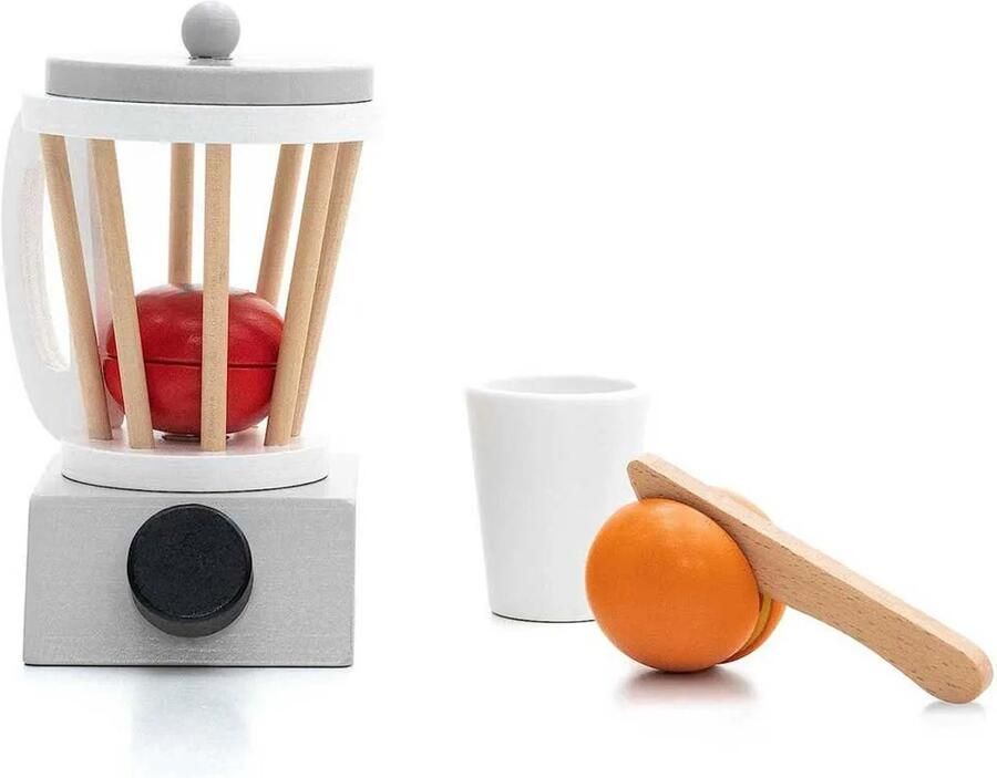 Robin Cool Montessori Methode Smoothie Lab Speelgoed Glazen Blender Transparant 3 Years