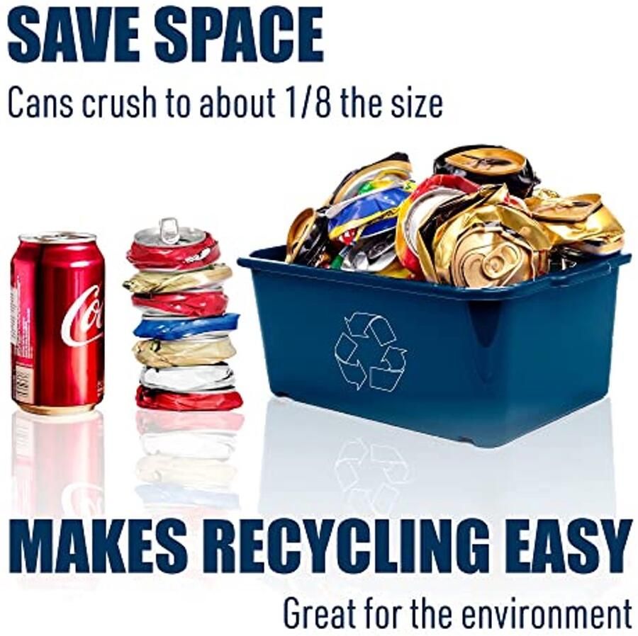 Robuuste Blikhakmolen voor Wandmontage Geschikt voor Seltzer Limonade Bierblikjes en Flessen