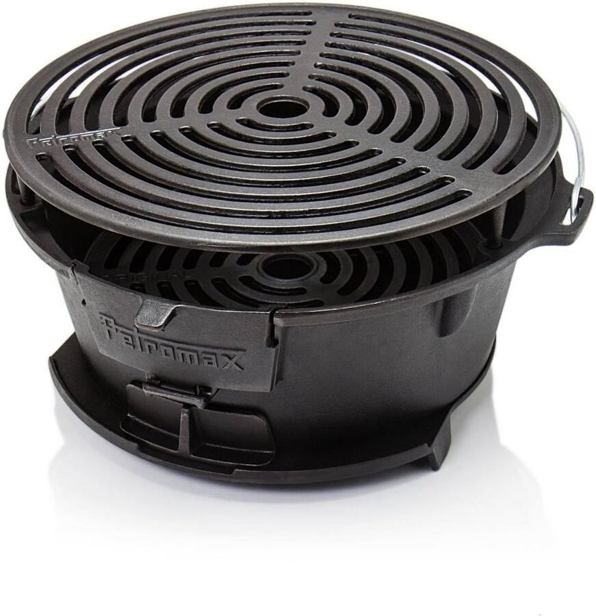 Vuurgrill Gietijzeren kookplaat Buiten koken Direct klaar voor gebruik Eén maat Meerkleurig