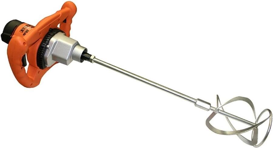Roerapparaat Krachtig Mengkraan Mixer Materiaal Mengen Dubbele Versnelling 1350 Watt Oranje