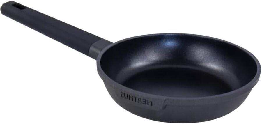 Roerbakpan Gietijzer Aluminium Wokpan Koekenpan Professioneel Koken Quantanium Antiaanbaklaag 28 cm Zwart