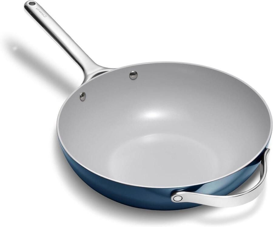 Roerbakpan Wokpan Koekenpan Veelzijdig Koken Niet-giftige Keramische Coating 305 cm Navy