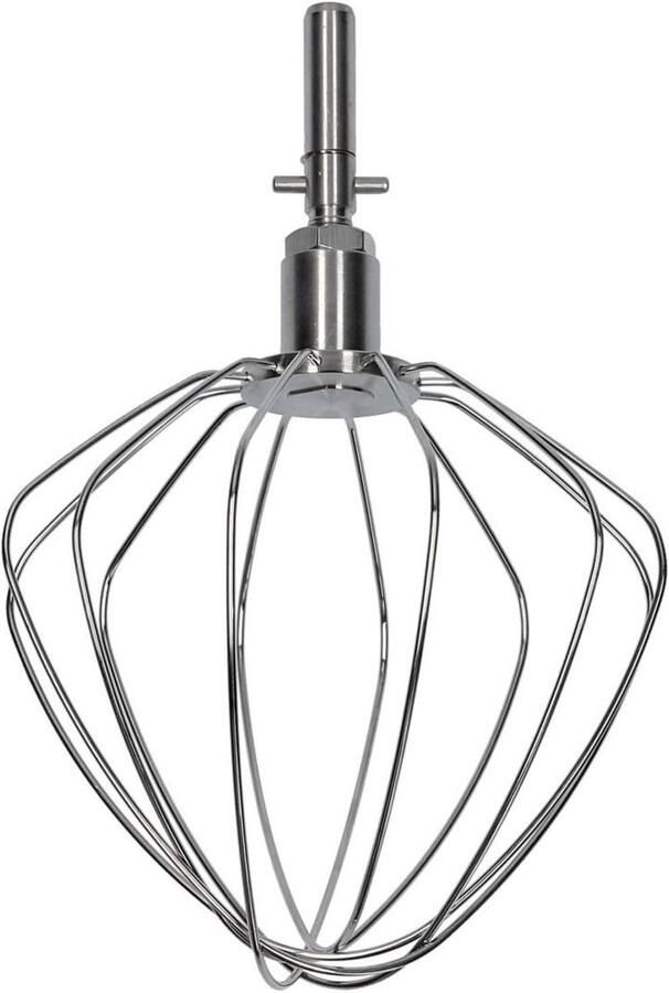 Roerbezem Keukenmachine Klopgarde Reserveonderdeel Beslag Maken Metalen Bakaccessoire 179 mm Lengte Zilver