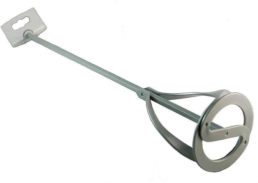 Roerder Mini Mixer Kleine hoeveelheden roeren Voor standaard boormachines 400 x 80 mm Zilver