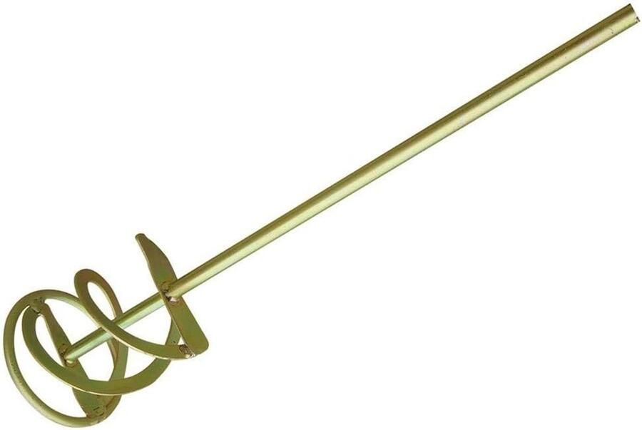 Roerderstaaf Mixer accessoire Verf mengen Duurzame staalconstructie 61cm lengte Zilverkleurig