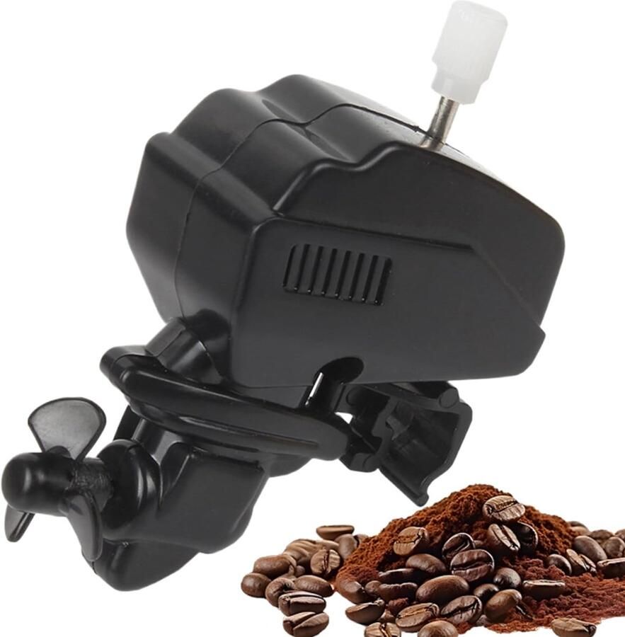 Roerstaaf Koffiemixer Drankmixer Gadget Dranken Mengen Propeller Ontwerp 40x45x40 mm Zwart