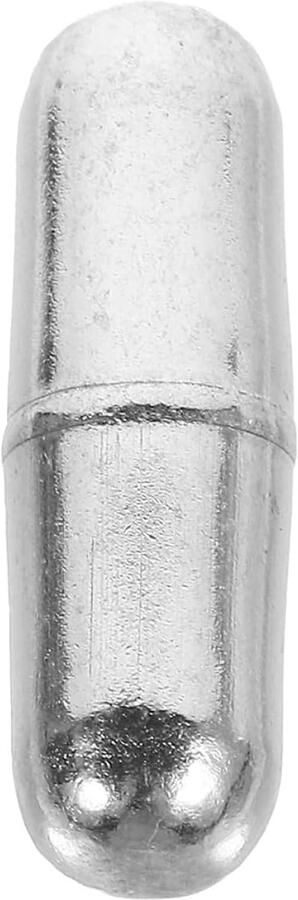 Roerstaaf Magnetisch Stirrer Bar Mixstaafje Vloeistoffen Mengen Roestvrij Staal Constructie 6x22mm Zilver