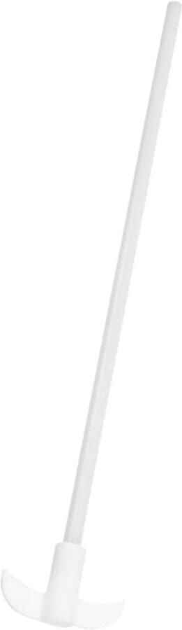 Roerstaaf PTFE Mengstaafje Laboratorium Wetenschappelijk Experiment Glad Oppervlak 25 cm Wit