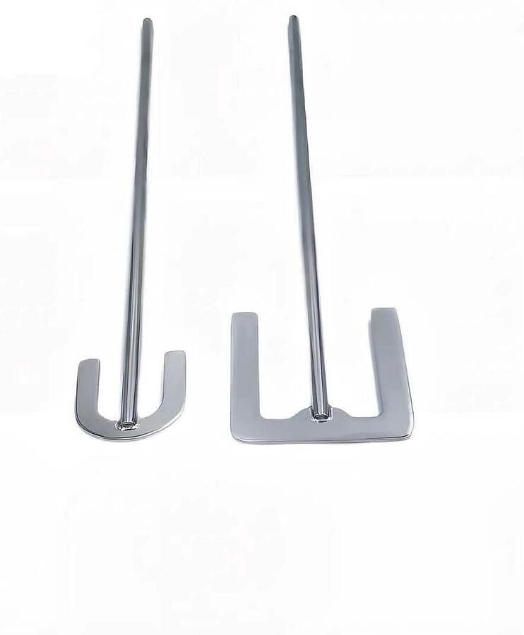 Roerstaafje Anker Paddle Materiaal Mengen 304 RVS 8x300mm Zilver
