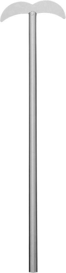Roerstaafjes Roestvrij Staal Roerpeddel Laboratorium Dranken Mengen Duurzaam Praktisch Hulpmiddel 26 cm Zilver