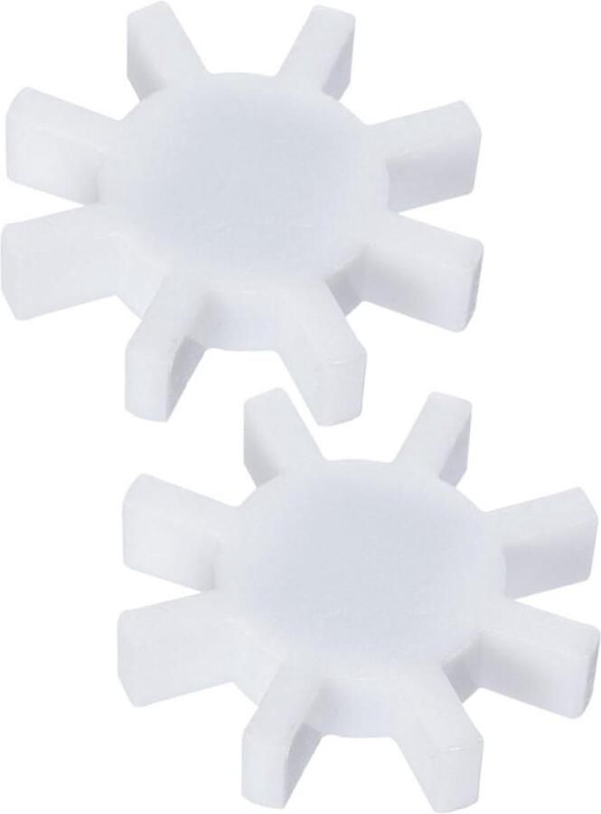 Roerstaafjes Set Magnetische Mengstaafjes Vloeistoffen Mengen PTFE Materiaal 4 cm Wit