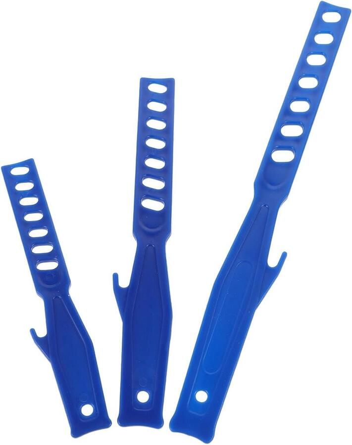 Roerstaafjes voor Verf Mengstaven Plastic Verf Mengen Krasbestendig Ontwerp 3 Stuks Blauw
