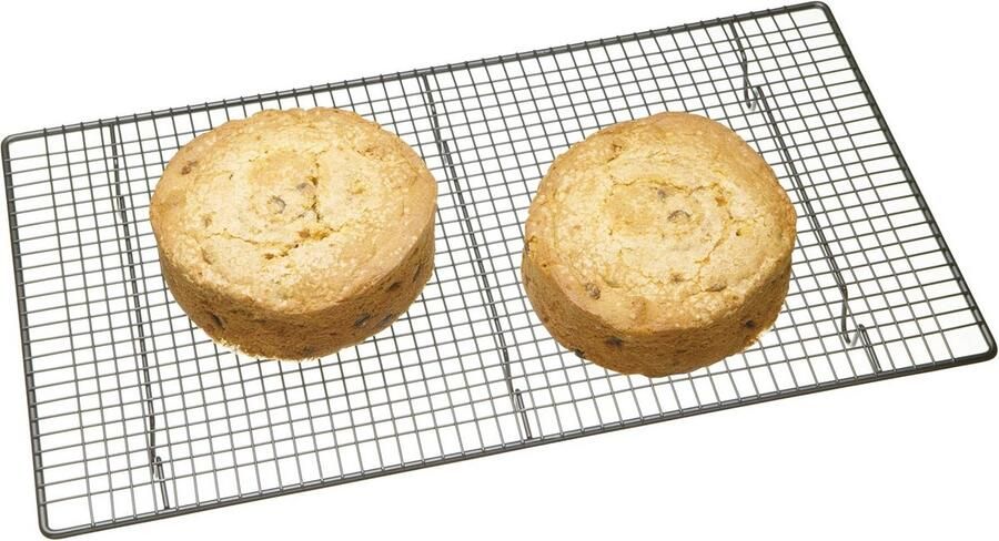 Roestbestendig Afkoelrooster van Koolstofstaal Vaatwasmachine- Oven- Koelkast- en Vriezerbestendig Ideaal voor Bakken en Serveren - Foto 2