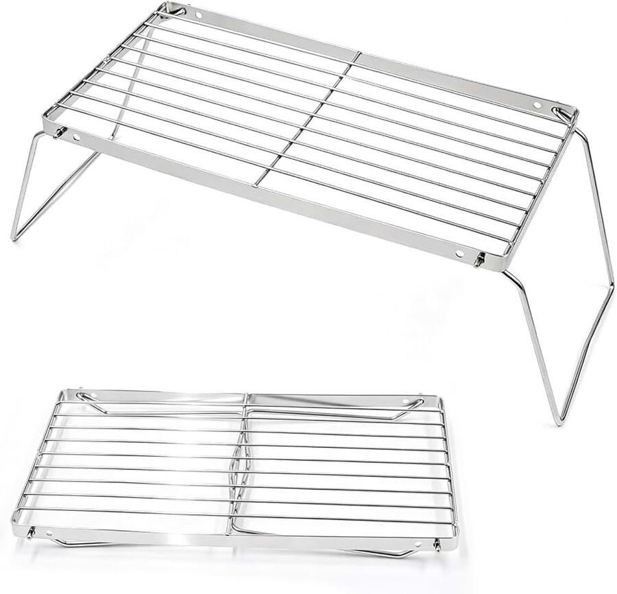 Roestvrij staal 30x16cm voor vuur voor kamperen