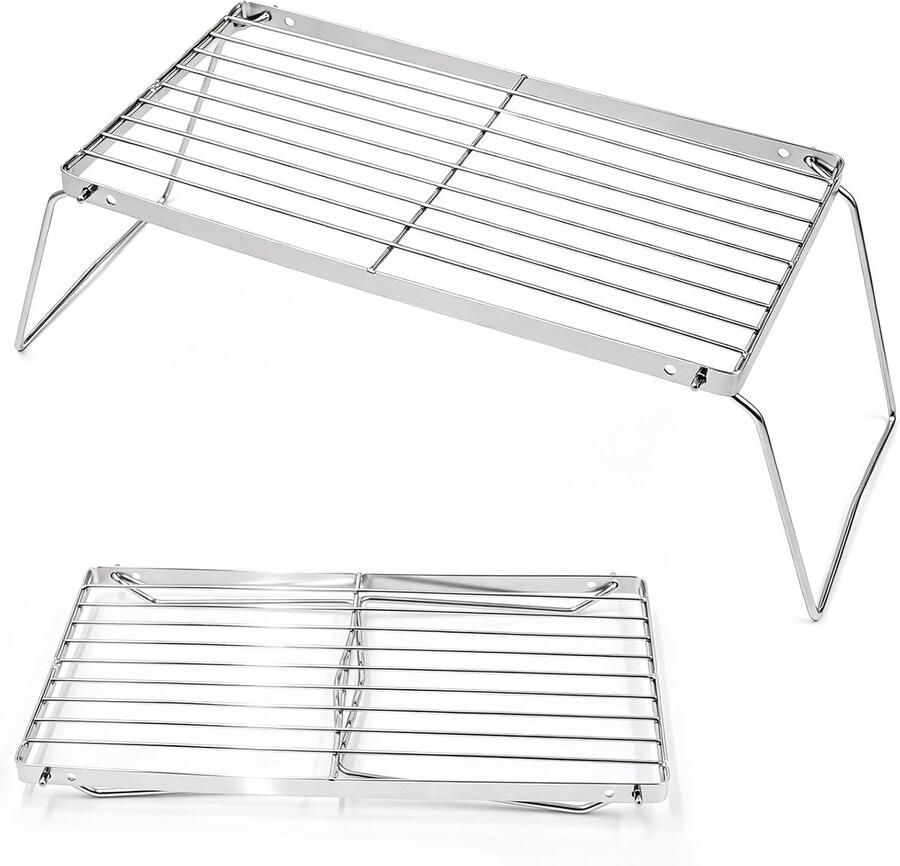 Roestvrij staal 30x16cm voor vuur voor kamperen
