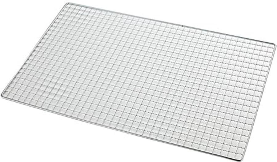 Roestvrij Staal BBQ Grillrooster voor Camping en Buitenactiviteiten 40x25cm