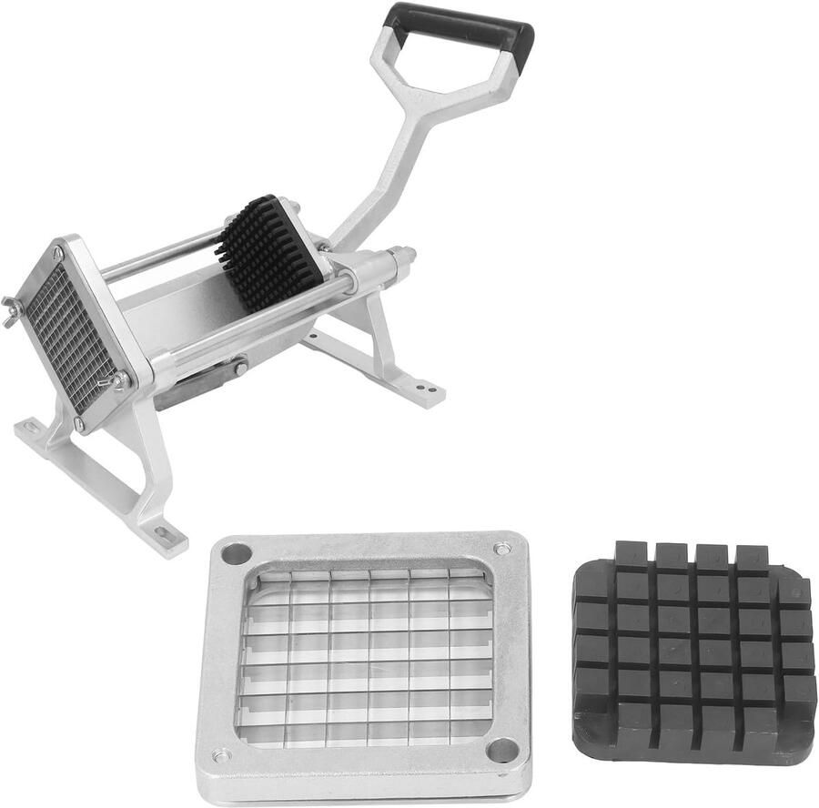 Roestvrij staal Commerciële Franse Fry Cutter Blade Franse Fry Snijmachine Blade Franse Fry Snijgereedschap Blade Keuken Suppl Handleiding Aardappel Snijmachine voor Efficiënt Koken (12mm)