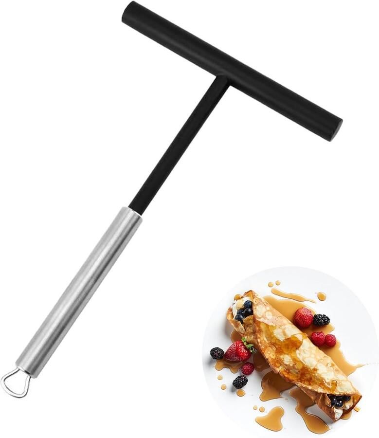 Roestvrij staal deegverdeler pannenkoekenmaker voor crêpes of palatham pannenkoekenaccessoires voor pannenkoeken pannenkoekenpan eenvoudig te reinigen sterk en