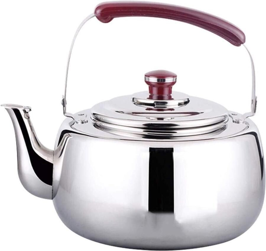 Roestvrij staal ketel Theepot waterkoker Koken en verwarmen Universeel kookplaat geschikt 4 liter capaciteit