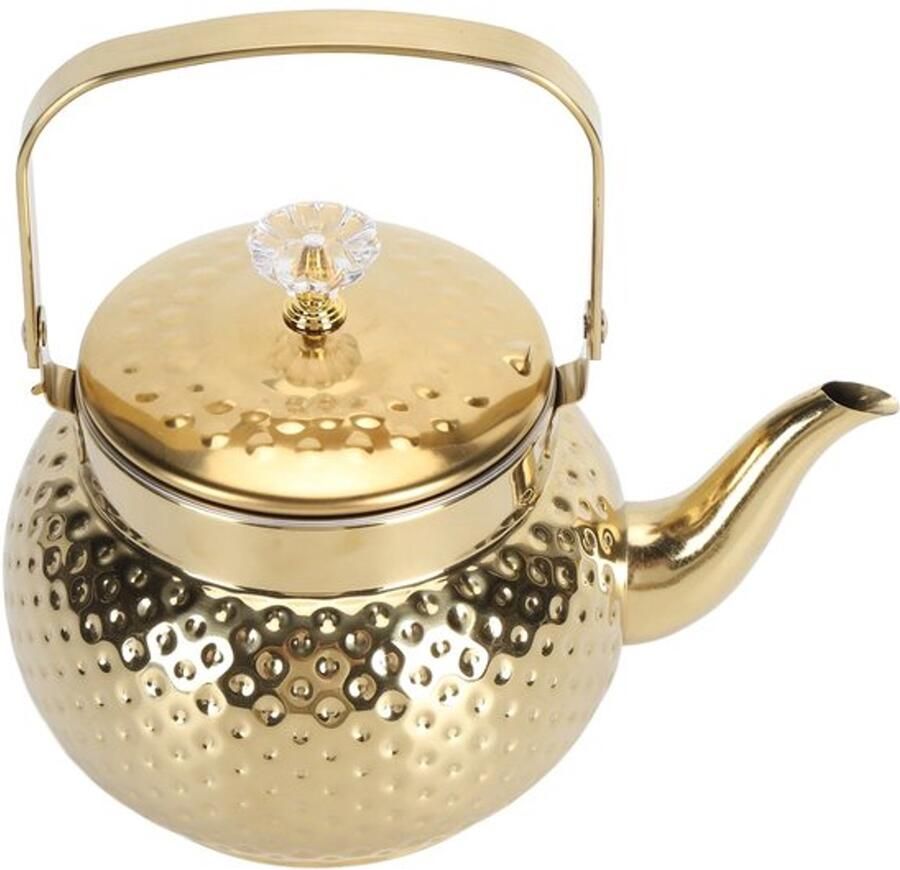 Roestvrij Staal Kookpot Gouden Waterkoker met Infusie-apparaat Multifunctionele Theepot met Kookplaat Snel Verwarming Goed Ambacht Geschikt voor Thuis Restaurant