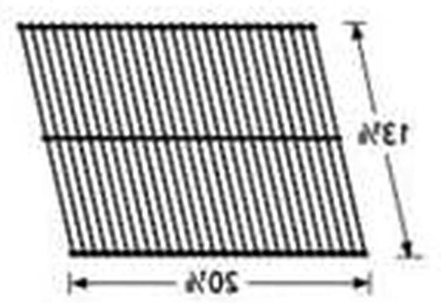 Roestvrij Staal Rooster Grillplaat Vervanging Barbecueën Buiten Hitteverspreiding Media 34.6 x 51.1 cm Zilver