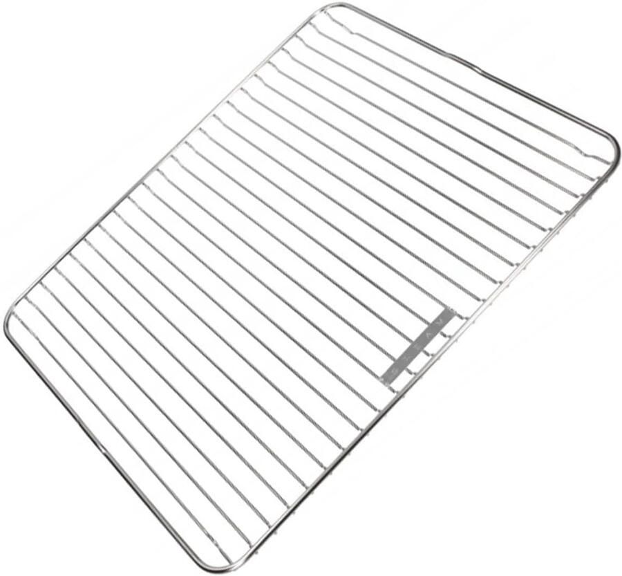 Roestvrij staal rooster Stoompan grillrooster Koken met stoom Duurzaam materiaal Niet gespecificeerd Zilver - Foto 1