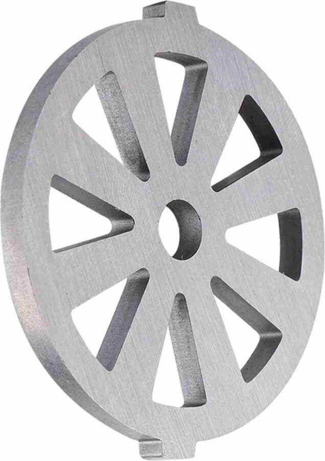 Roestvrij staal Vleesmolen Crusher Snijplaat 7 mm gat Huishoudelijke gegarandeerde kwaliteit Zilver