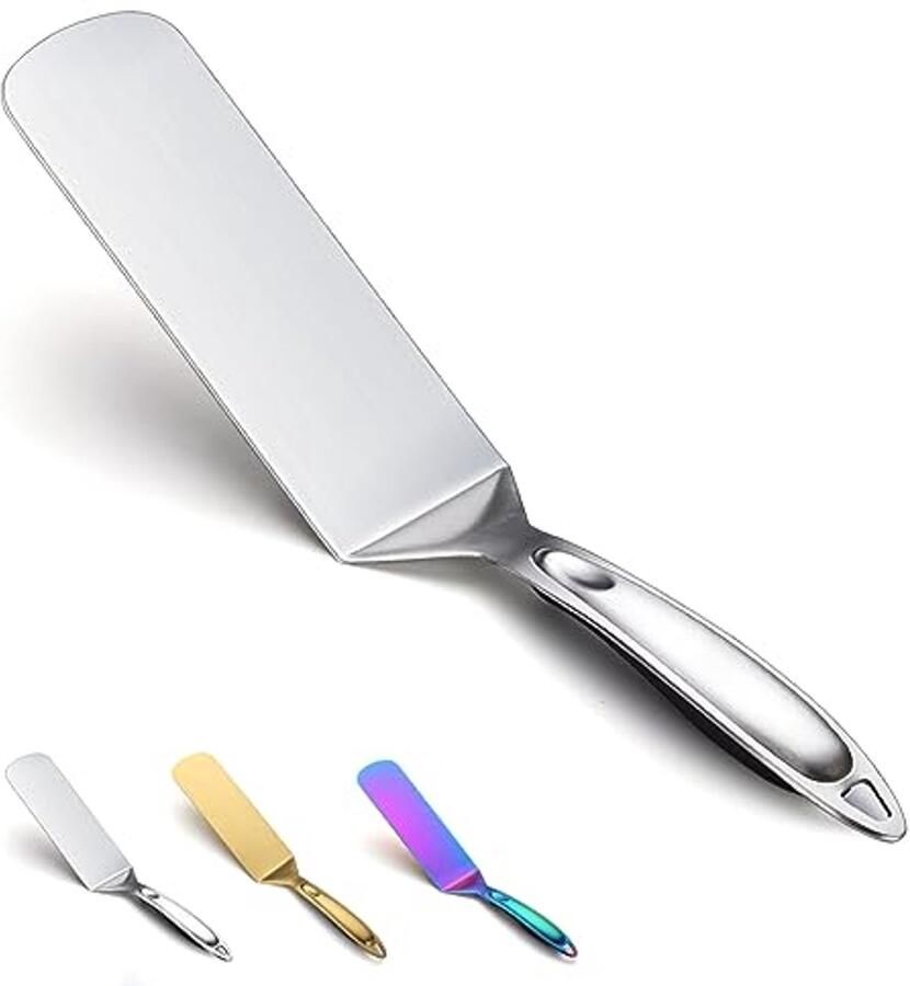 Roestvrij Stalen Grill Spatula Hittebestendig en Ideaal voor BBQ en Teppanyaki