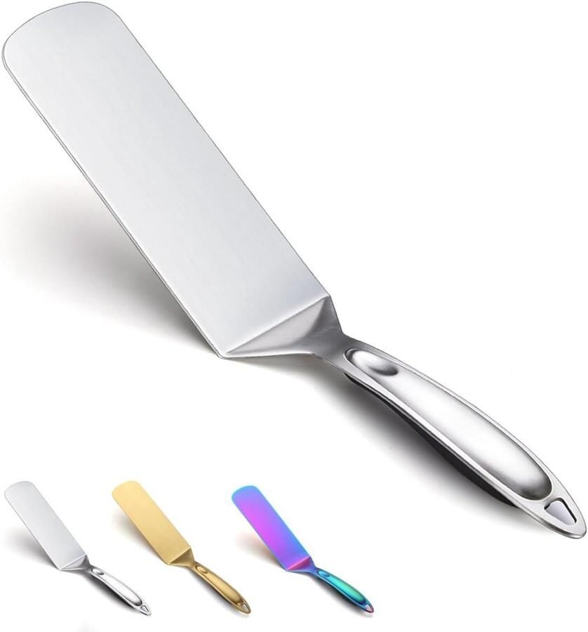 Roestvrij Stalen Grill Spatula Hittebestendig en Ideaal voor BBQ en Teppanyaki