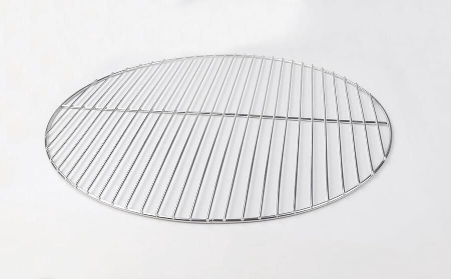 Roestvrij stalen grillrooster 44 5 cm robuust vervangend rooster voor kogelbarbecues van 45-46-47 cm 4 mm buitenring en 3 mm staven geschikt voor Weber 47 cm roestvrij en duurzaam