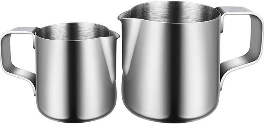 Roestvrij Stalen Melkkannetje voor Cappuccino en Latte Art – 150 ml 350 ml
