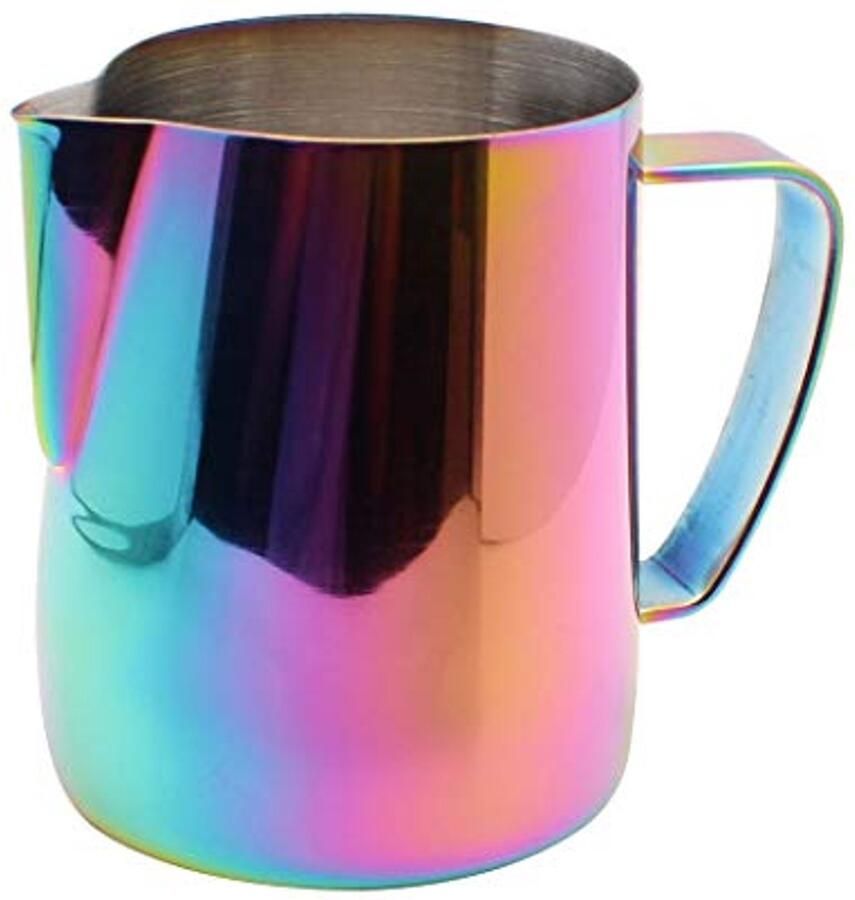 Roestvrij Stalen Melkopschuimer Met Titanium Coating Melkkannetje Voor Latte Kunst 350ml & 600ml