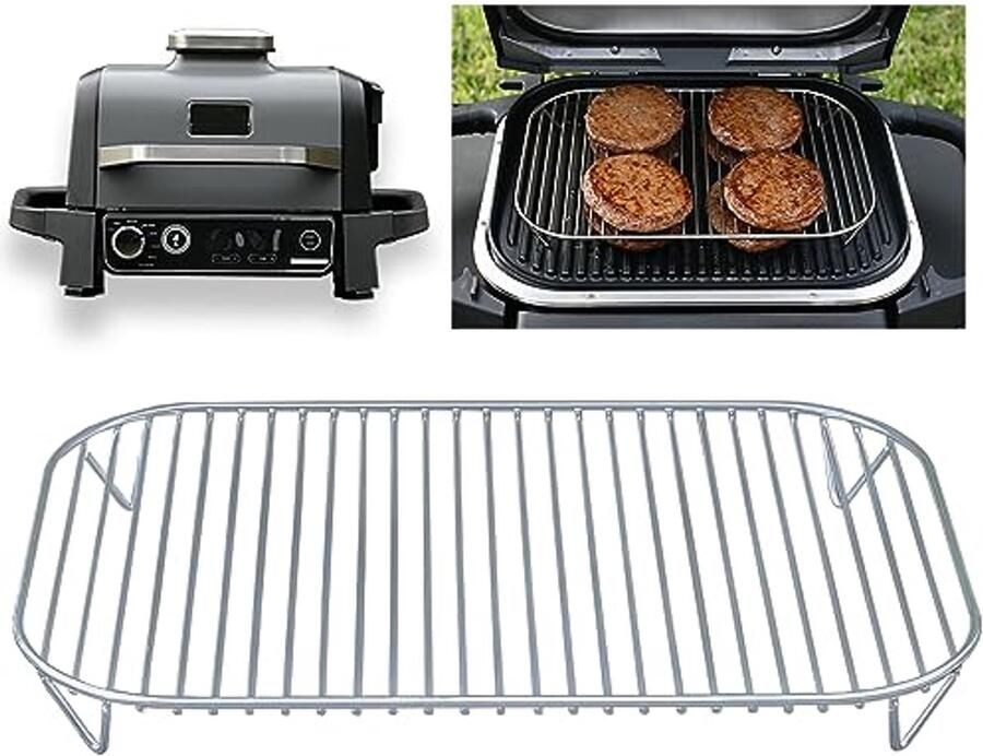 Roestvrij Stalen Rack voor Houtvuur Grill en Roker 7-in-1 Grill Accessoires